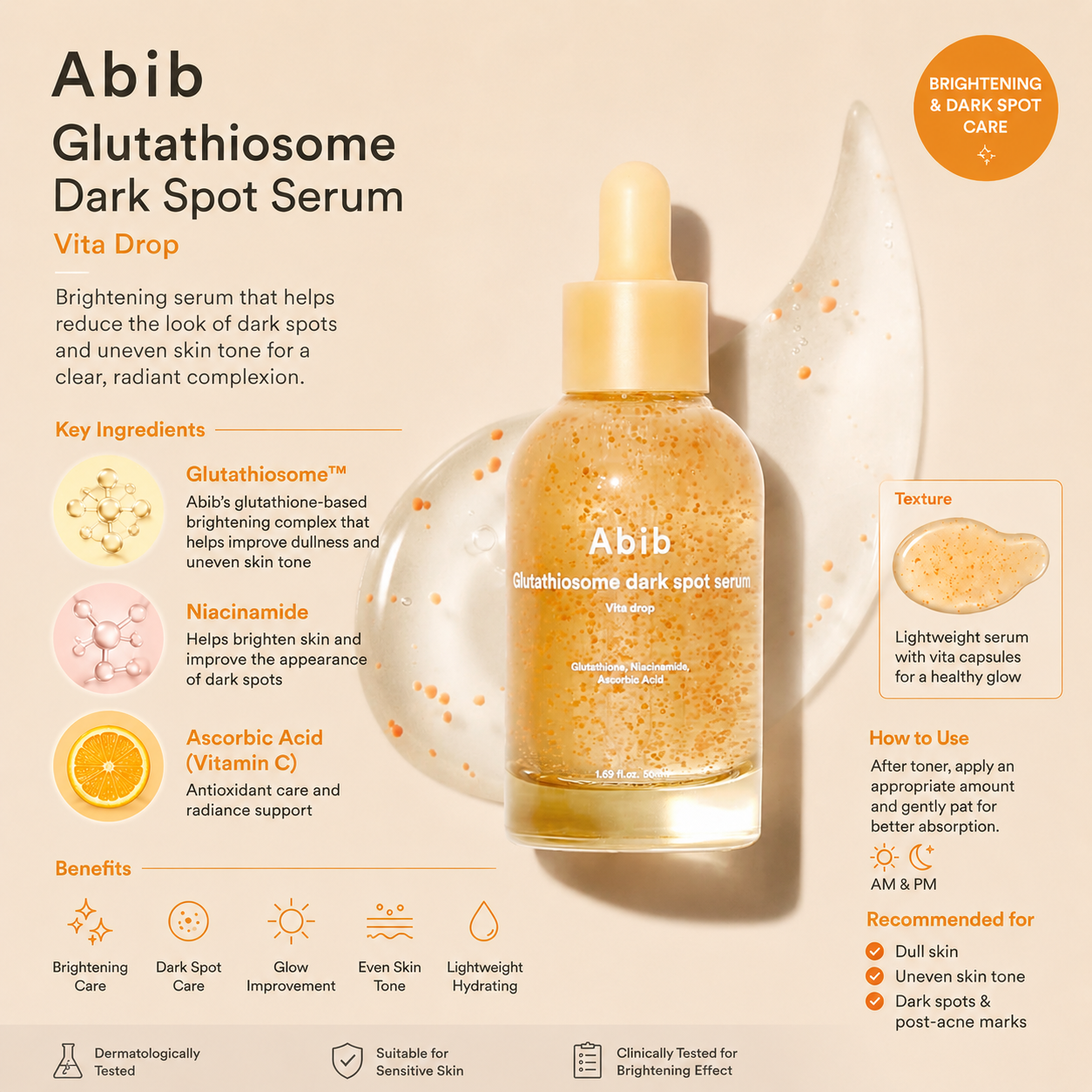 Abib Glutathiosome Dark Spot Serum Vita Drop